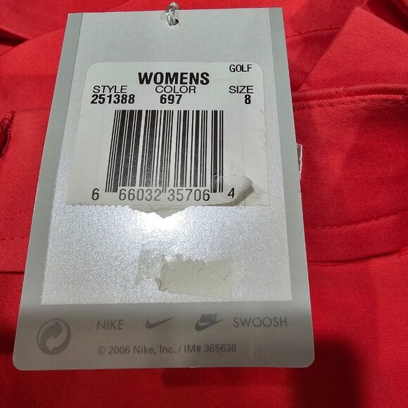 NWT Women's NIKE Golf Skort Coral Size‎ 8 - Picture 5 of 8